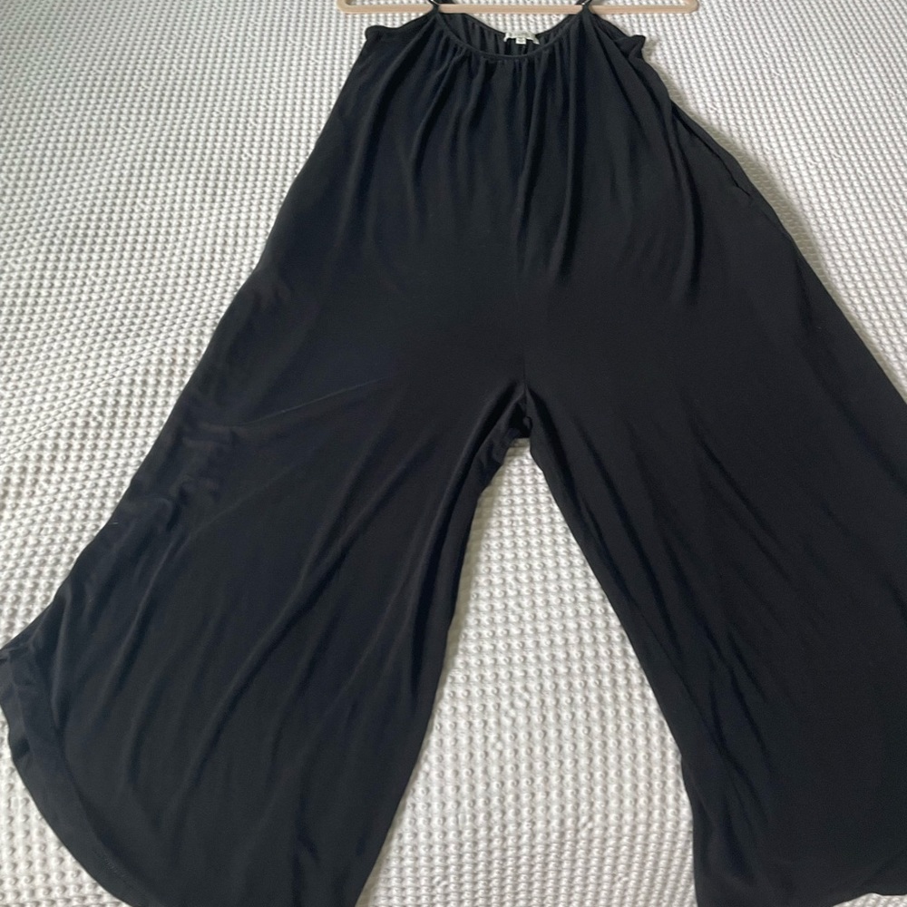 Z Supply Black Wide-Leg Jumpsuit